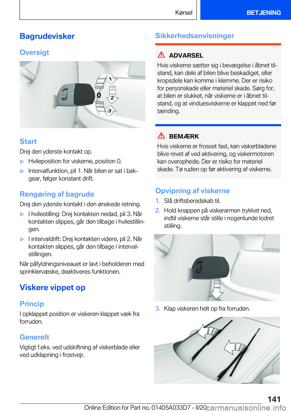 BMW X5 M 2020  InstruktionsbØger (in Danish) �B�a�g�r�u�d�e�v�i�s�k�e�r�O�v�e�r�s�i�g�t
�S�t�a�r�t
�D�r�e�j��d�e�n��y�d�e�r�s�t�e��k�o�n�t�a�k�t��o�p�.
'x�H�v�i�l�e�p�o�s�i�t�i�o�n��f�o�r��v�i�s�k�e�r�n�e�,��p�o�s�i�t�i�o�n��0�.'