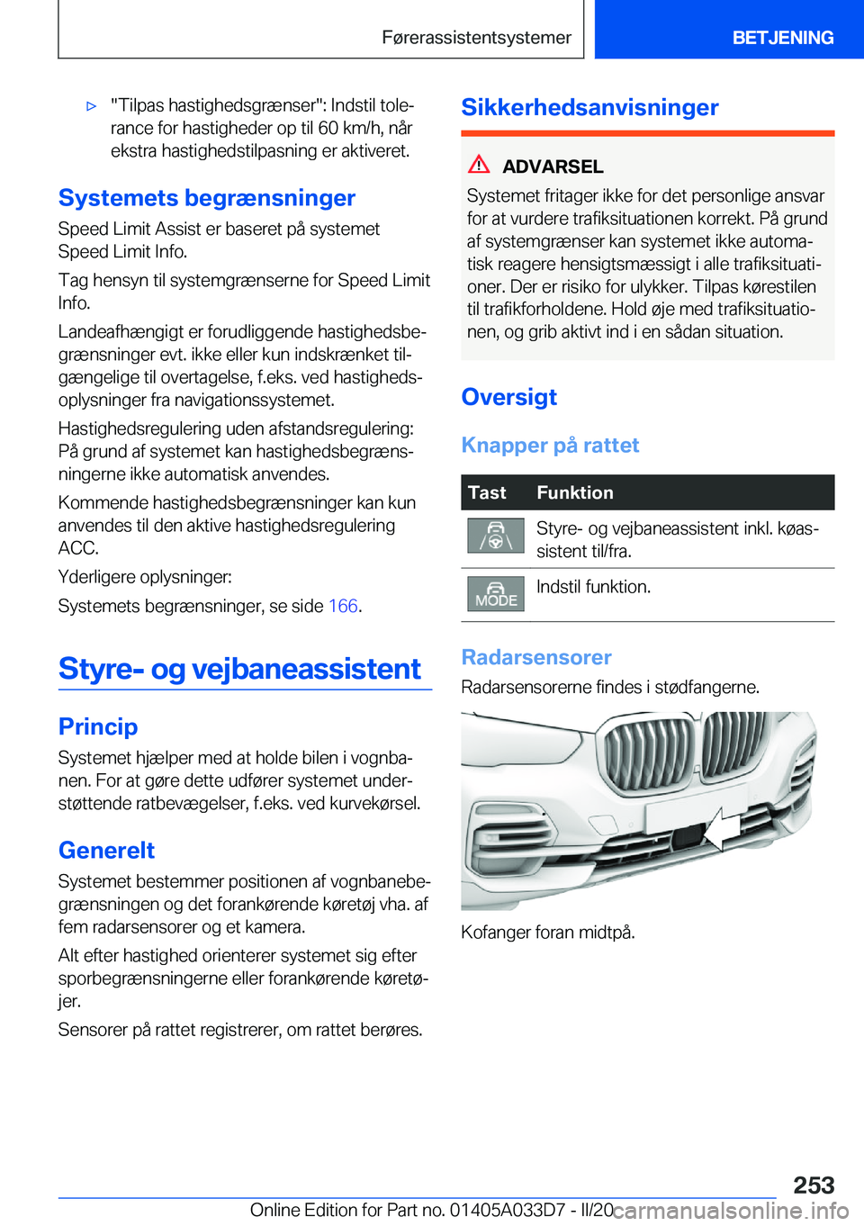 BMW X5 M 2020  InstruktionsbØger (in Danish) 'x��T�i�l�p�a�s��h�a�s�t�i�g�h�e�d�s�g�r�æ�n�s�e�r��:��I�n�d�s�t�i�l��t�o�l�ej
�r�a�n�c�e��f�o�r��h�a�s�t�i�g�h�e�d�e�r��o�p��t�i�l��6�0��k�m�/�h�,��n�å�r
�e�k�s�t�r�a��h�a�s�t�i�g