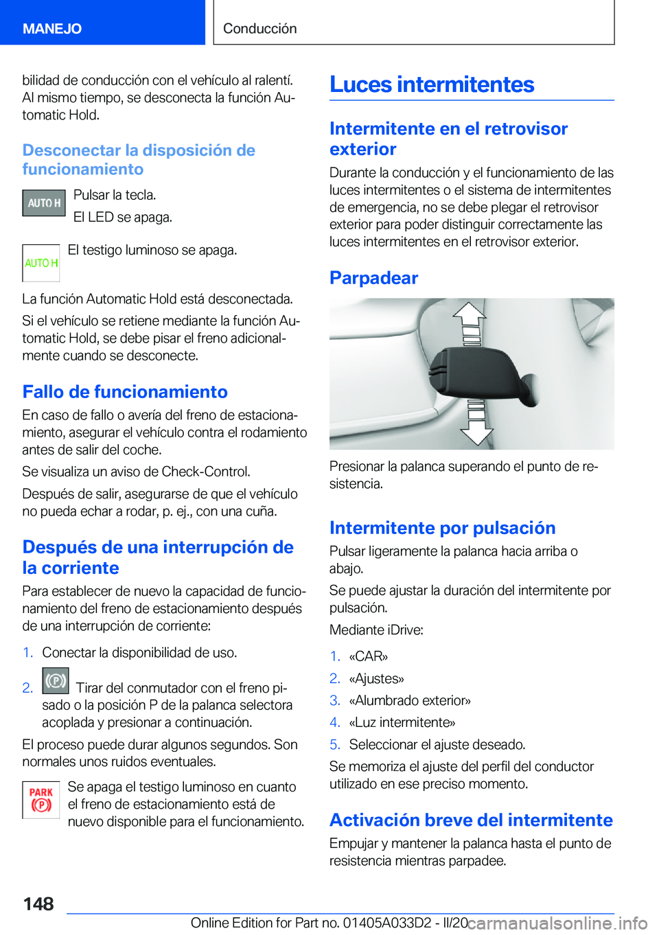 BMW X5 M 2020  Manuales de Empleo (in Spanish) �b�i�l�i�d�a�d��d�e��c�o�n�d�u�c�c�i�