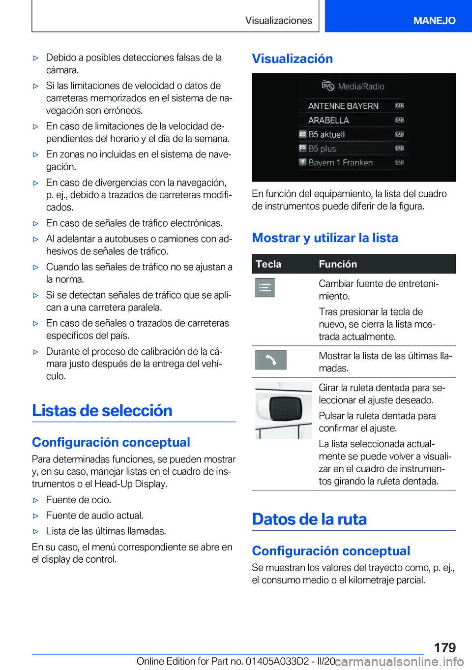 BMW X5 M 2020  Manuales de Empleo (in Spanish) 'x�D�e�b�i�d�o��a��p�o�s�i�b�l�e�s��d�e�t�e�c�c�i�o�n�e�s��f�a�l�s�a�s��d�e��l�a�c�