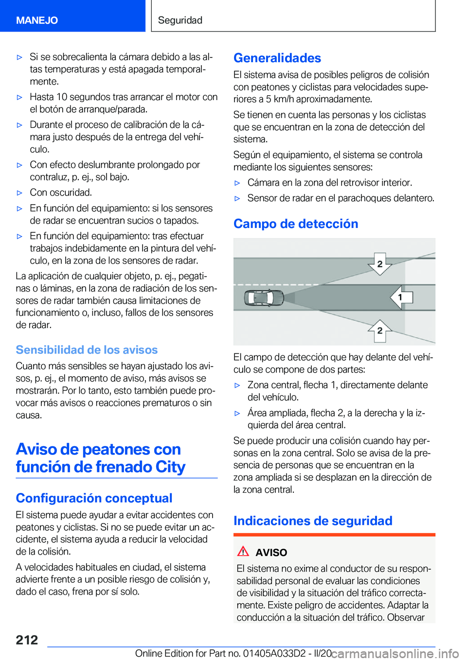 BMW X5 M 2020  Manuales de Empleo (in Spanish) 'x�S�i��s�e��s�o�b�r�e�c�a�l�i�e�n�t�a��l�a��c�