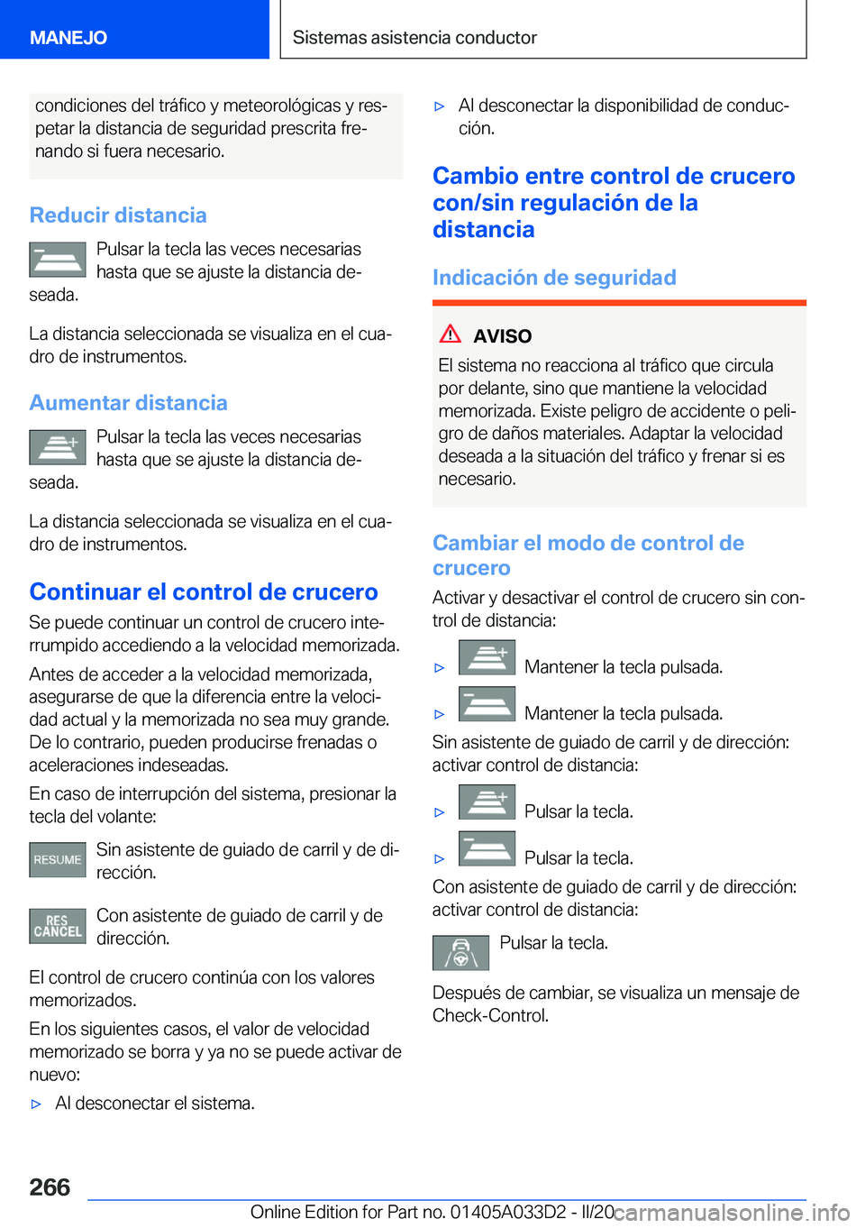 BMW X5 M 2020  Manuales de Empleo (in Spanish) �c�o�n�d�i�c�i�o�n�e�s��d�e�l��t�r�