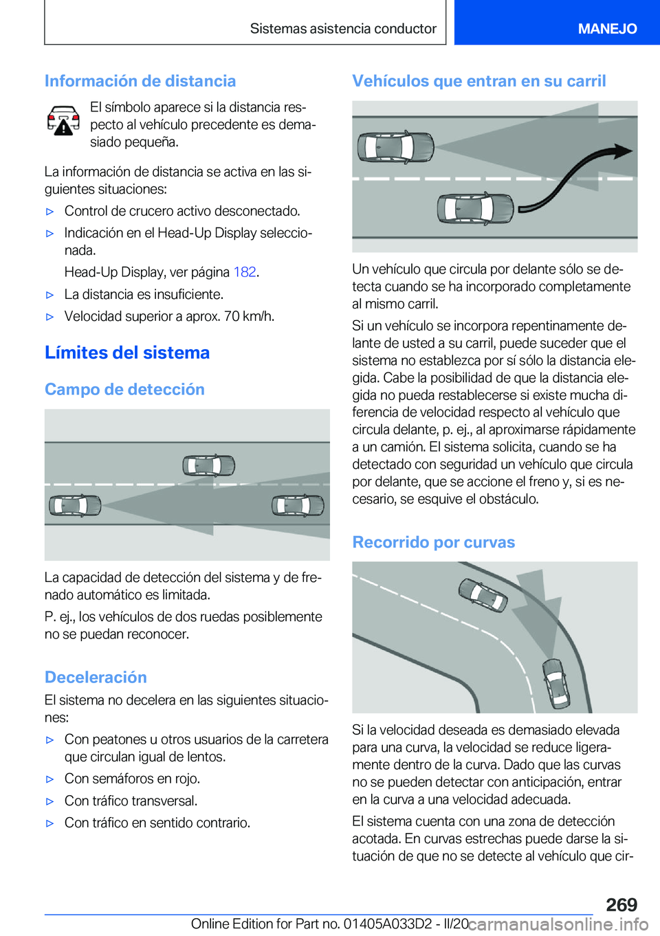 BMW X5 M 2020  Manuales de Empleo (in Spanish) �I�n�f�o�r�m�a�c�i�