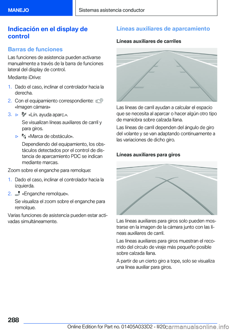 BMW X5 M 2020  Manuales de Empleo (in Spanish) �I�n�d�i�c�a�c�i�