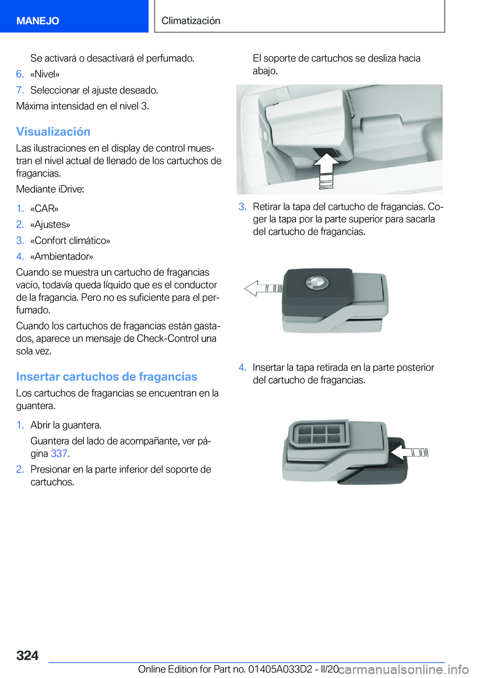 BMW X5 M 2020  Manuales de Empleo (in Spanish) �S�e��a�c�t�i�v�a�r�