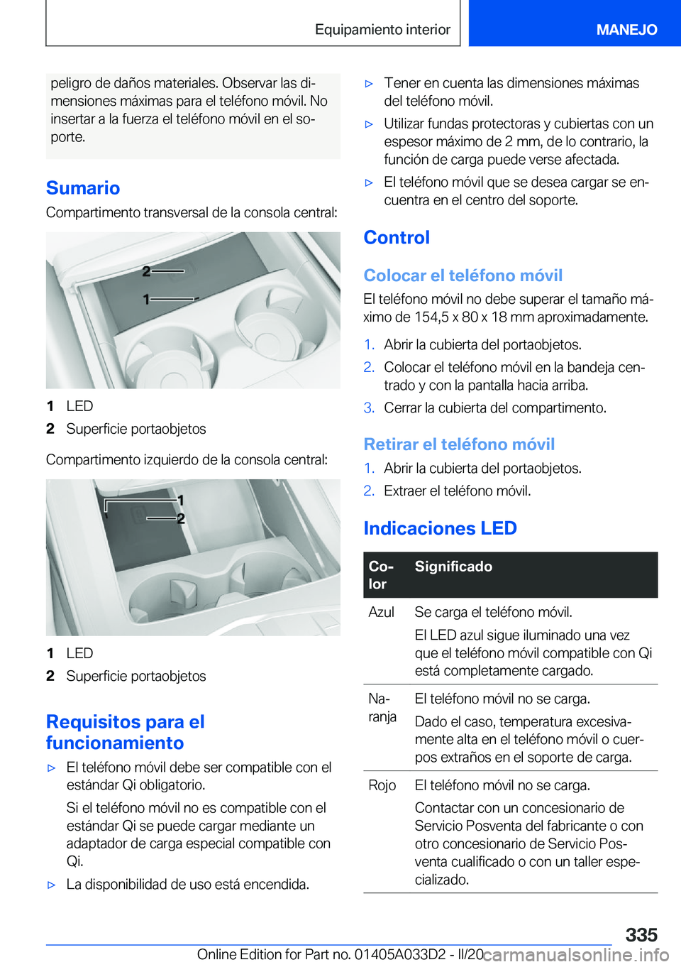 BMW X5 M 2020  Manuales de Empleo (in Spanish) �p�e�l�i�g�r�o��d�e��d�a�