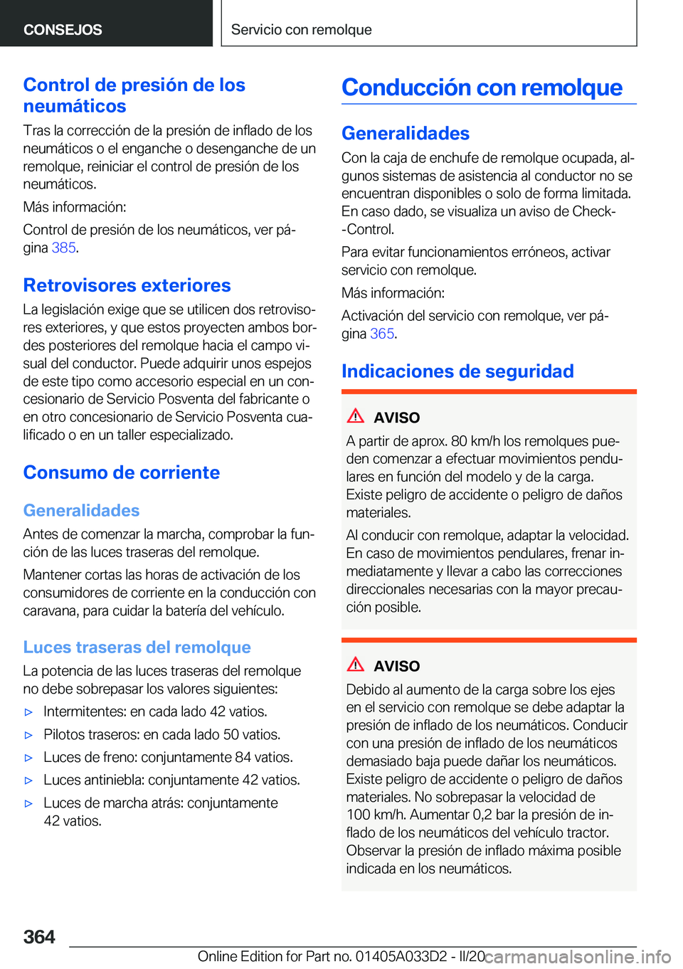 BMW X5 M 2020  Manuales de Empleo (in Spanish) �C�o�n�t�r�o�l��d�e��p�r�e�s�i�