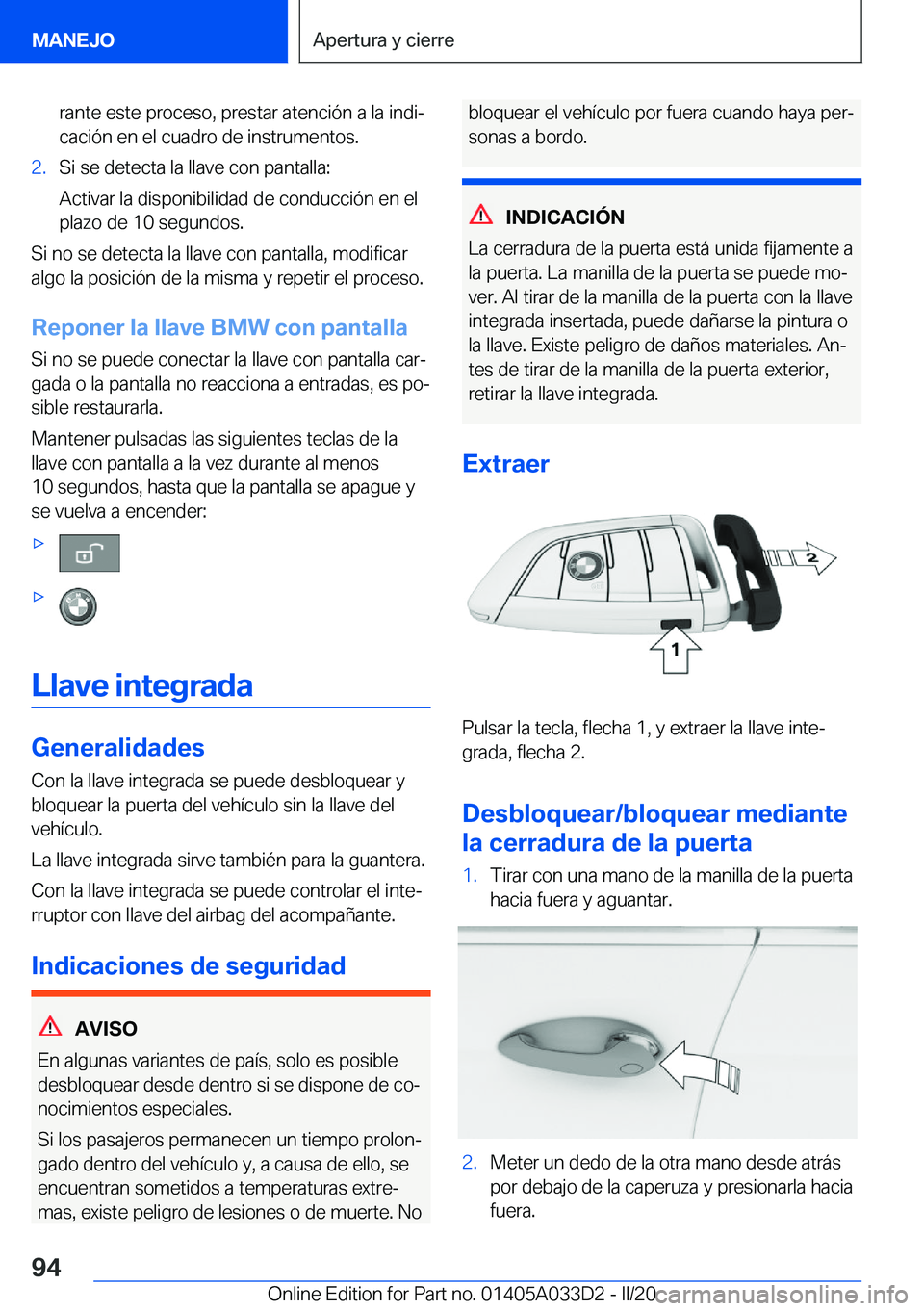 BMW X5 M 2020  Manuales de Empleo (in Spanish) �r�a�n�t�e��e�s�t�e��p�r�o�c�e�s�o�,��p�r�e�s�t�a�r��a�t�e�n�c�i�