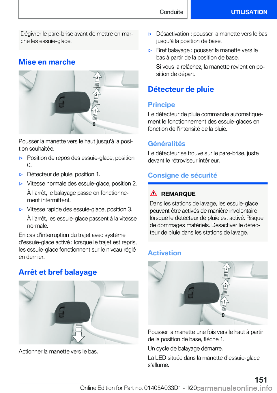 BMW X5 M 2020  Notices Demploi (in French) �D�é�g�i�v�r�e�r��l�e��p�a�r�e�-�b�r�i�s�e��a�v�a�n�t��d�e��m�e�t�t�r�e��e�n��m�a�rj
�c�h�e��l�e�s��e�s�s�u�i�e�-�g�l�a�c�e�.
�M�i�s�e��e�n��m�a�r�c�h�e
�P�o�u�s�s�e�r��l�a��m�a�n�e�t�t