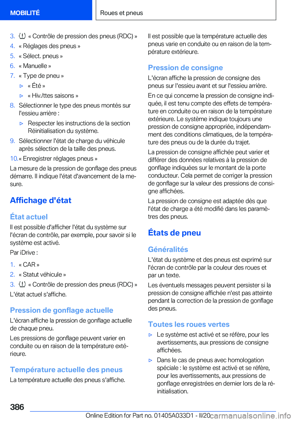 BMW X5 M 2020  Notices Demploi (in French) �3�.���k��C�o�n�t�r�
