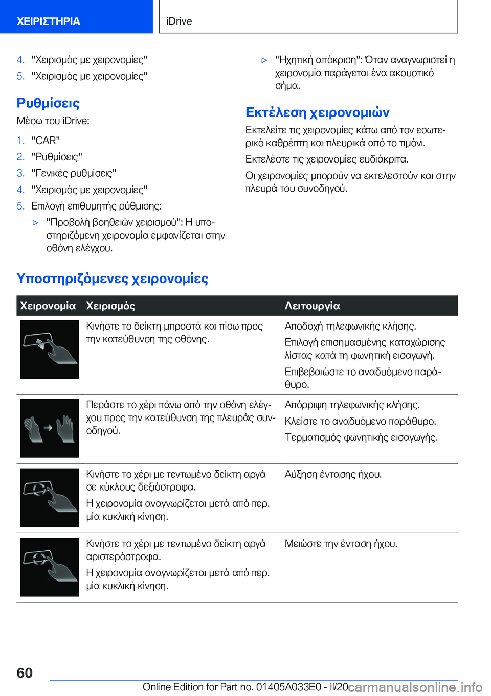 BMW X5 M 2020  ΟΔΗΓΌΣ ΧΡΉΣΗΣ (in Greek) �4�.�iw\d\f_oe�_w�jw\db`b_Rwe��5�.�iw\d\f_oe�_w�jw\db`b_Rwe�
dhz_Rfw\e
@ofl�gbh��i�D�r�i�v�e�:
�1�.��C�A�R��2�.�dhz_Rfw