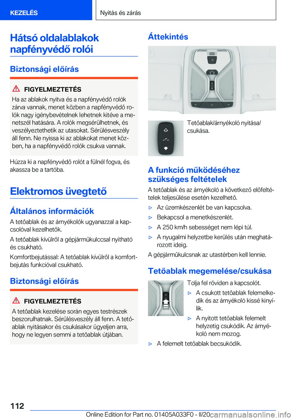 BMW X5 M 2020  Kezelési útmutató (in Hungarian) �H�