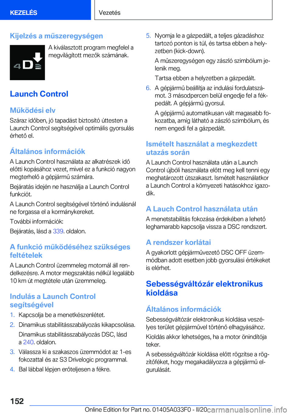 BMW X5 M 2020  Kezelési útmutató (in Hungarian) �K�i�j�e�l�z�