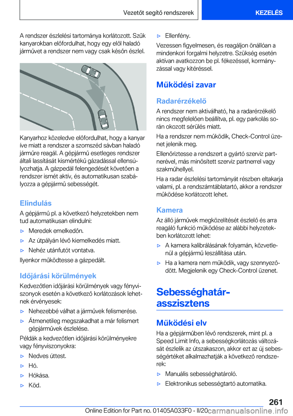BMW X5 M 2020  Kezelési útmutató (in Hungarian) �A��r�e�n�d�s�z�e�r��