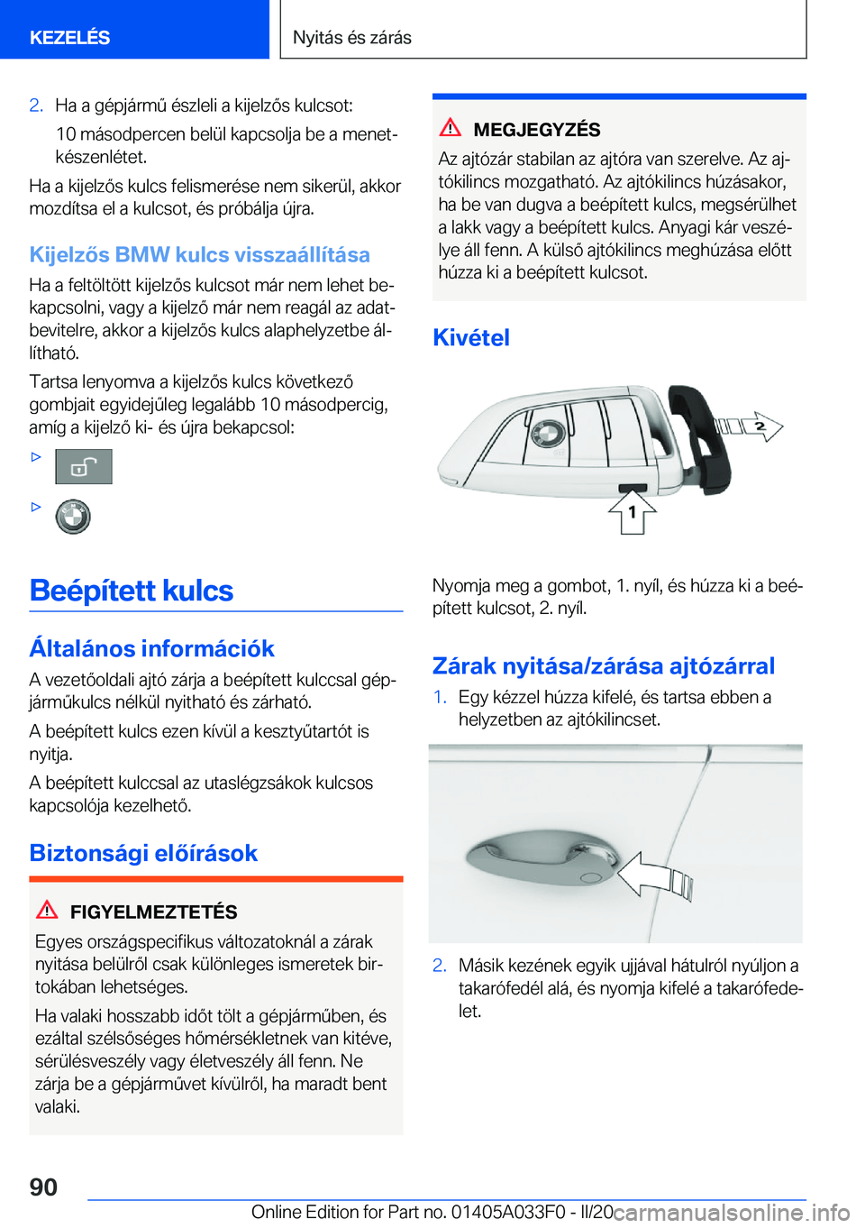 BMW X5 M 2020  Kezelési útmutató (in Hungarian) �2�.�H�a��a��g�