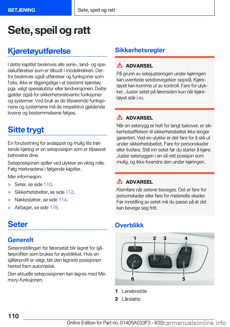 BMW X5 M 2020  InstruksjonsbØker (in Norwegian) �S�e�t�e�,��s�p�e�i�l��o�g��r�a�t�t�K�j�