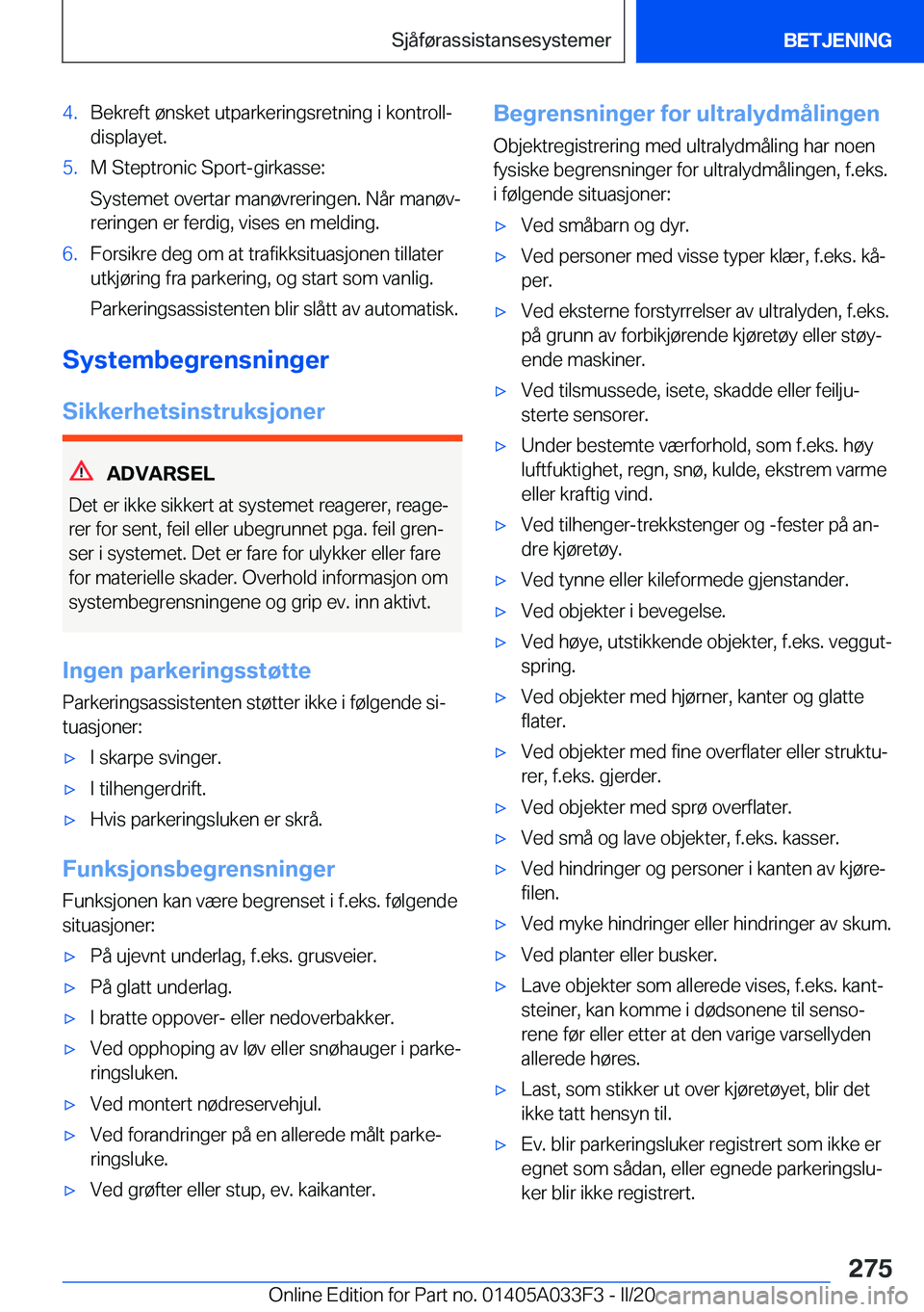 BMW X5 M 2020  InstruksjonsbØker (in Norwegian) �4�.�B�e�k�r�e�f�t��