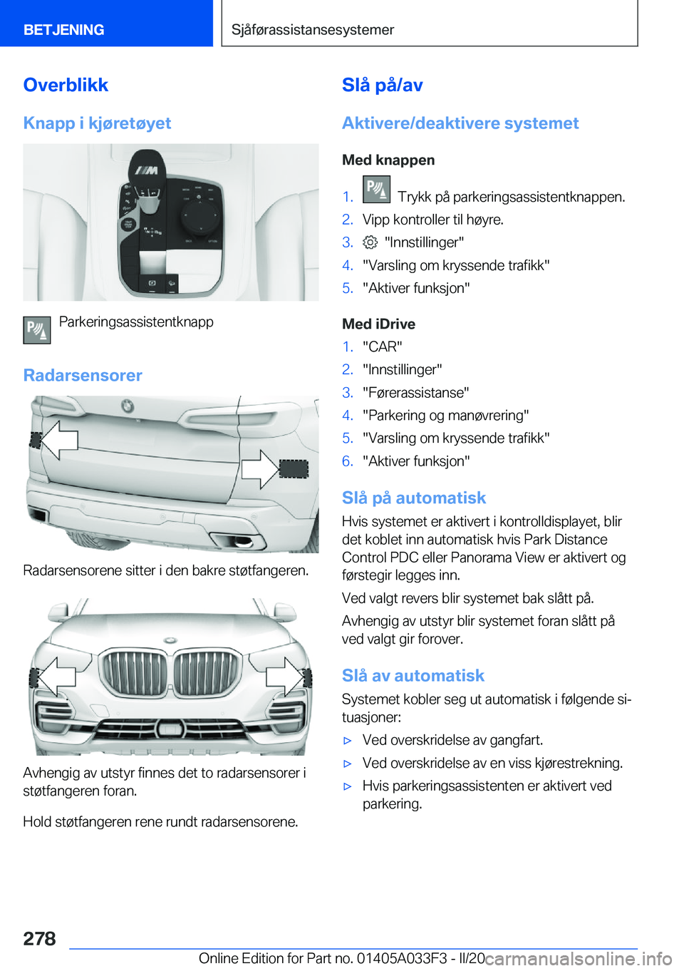 BMW X5 M 2020  InstruksjonsbØker (in Norwegian) �O�v�e�r�b�l�i�k�k�K�n�a�p�p��i��k�j�