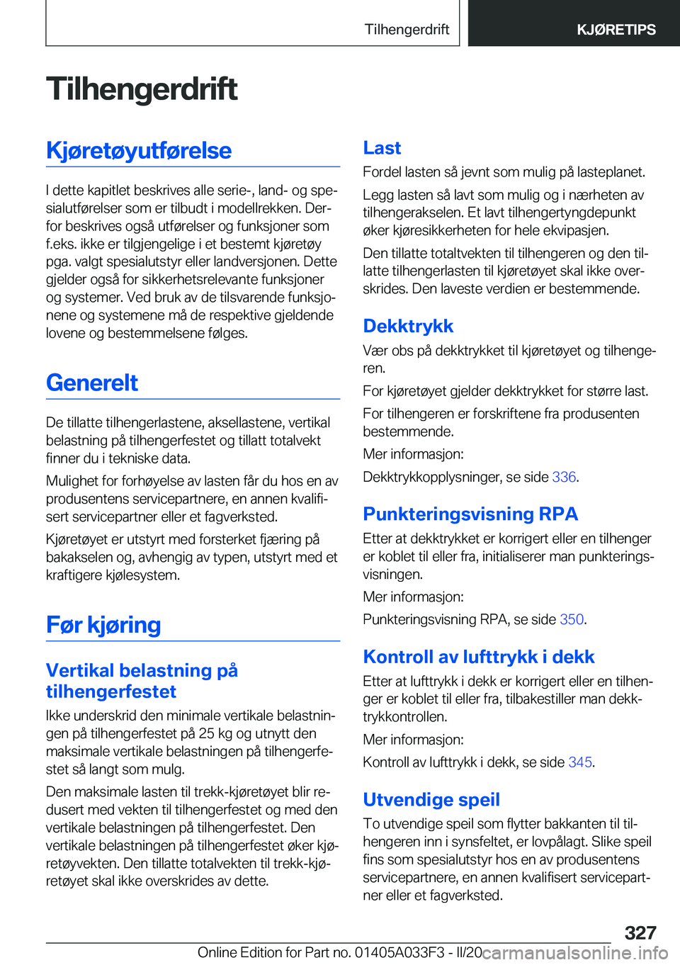 BMW X5 M 2020  InstruksjonsbØker (in Norwegian) �T�i�l�h�e�n�g�e�r�d�r�i�f�t�K�j�