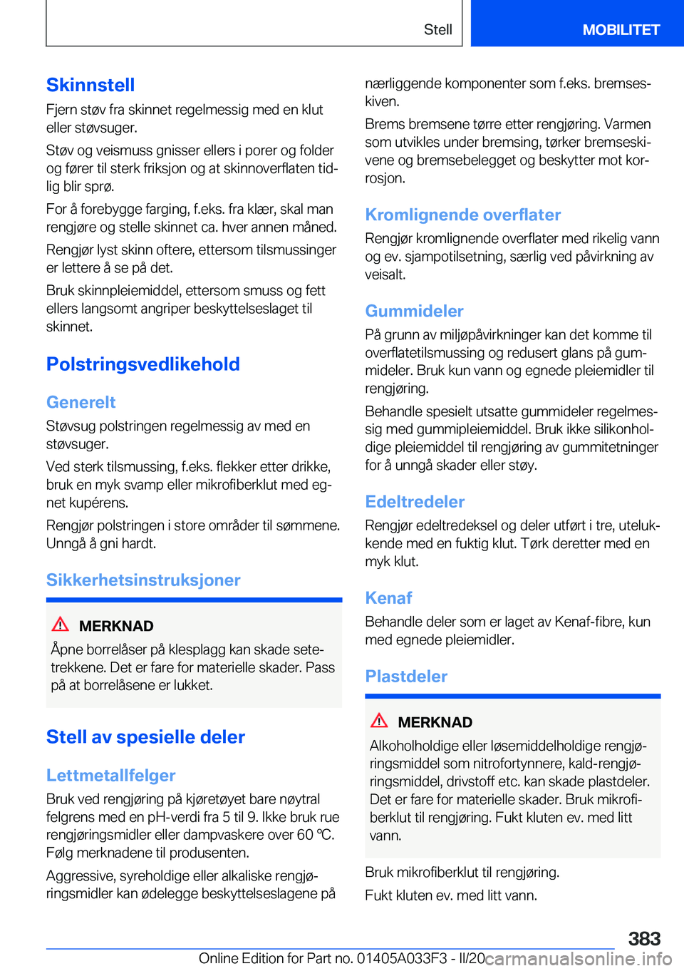 BMW X5 M 2020  InstruksjonsbØker (in Norwegian) �S�k�i�n�n�s�t�e�l�l
�F�j�e�r�n��s�t�