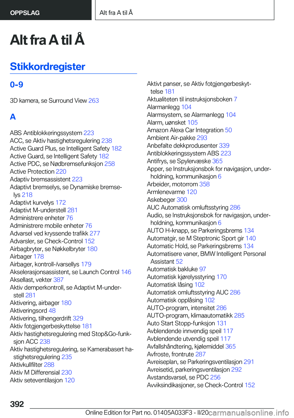 BMW X5 M 2020  InstruksjonsbØker (in Norwegian) �A�l�t��f�r�a��A��t�i�l��
