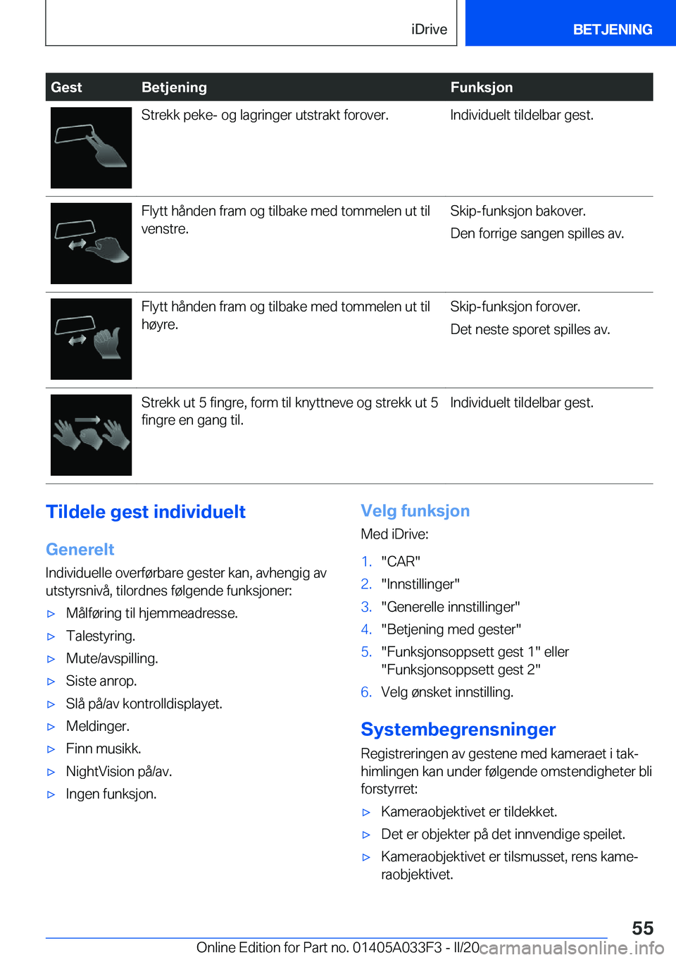 BMW X5 M 2020  InstruksjonsbØker (in Norwegian) �G�e�s�t�B�e�t�j�e�n�i�n�g�F�u�n�k�s�j�o�n�S�t�r�e�k�k��p�e�k�e�-��o�g��l�a�g�r�i�n�g�e�r��u�t�s�t�r�a�k�t��f�o�r�o�v�e�r�.�I�n�d�i�v�i�d�u�e�l�t��t�i�l�d�e�l�b�a�r��g�e�s�t�.�F�l�y�t�t��h�å�