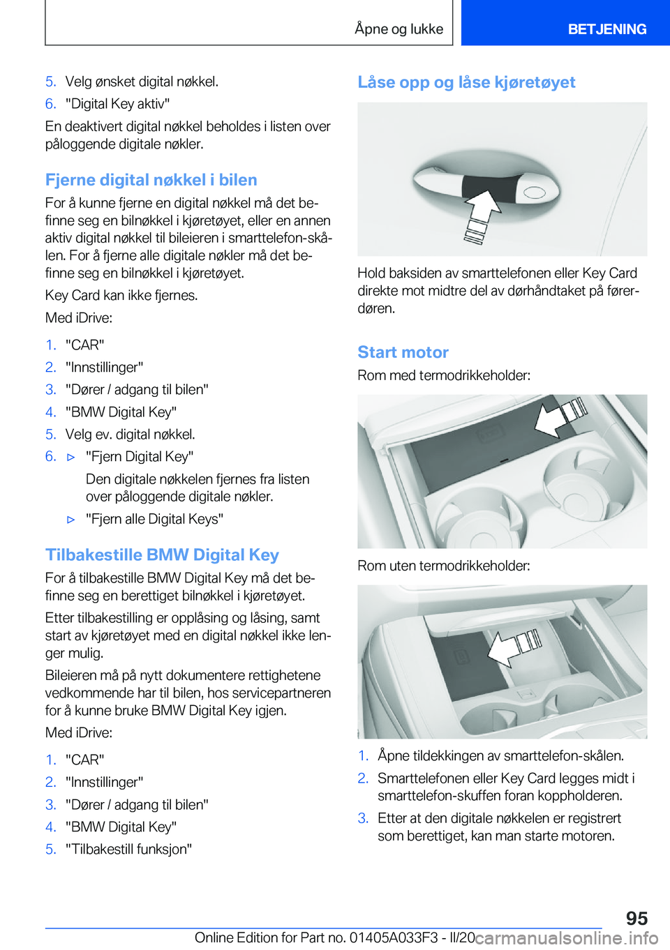 BMW X5 M 2020  InstruksjonsbØker (in Norwegian) �5�.�V�e�l�g��