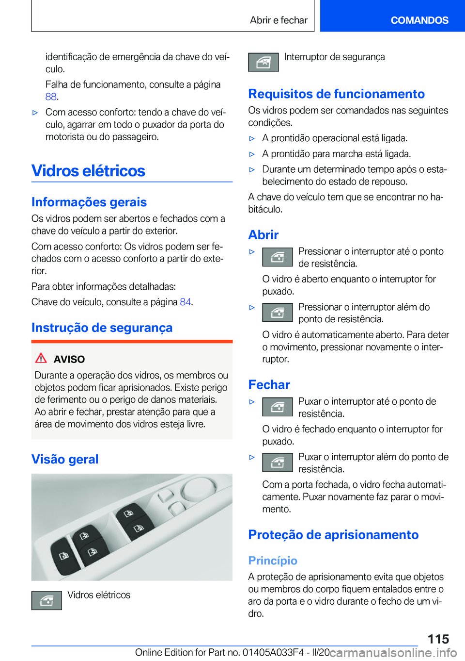 BMW X5 M 2020  Manual do condutor (in Portuguese) �i�d�e�n�t�i�f�i�c�a�