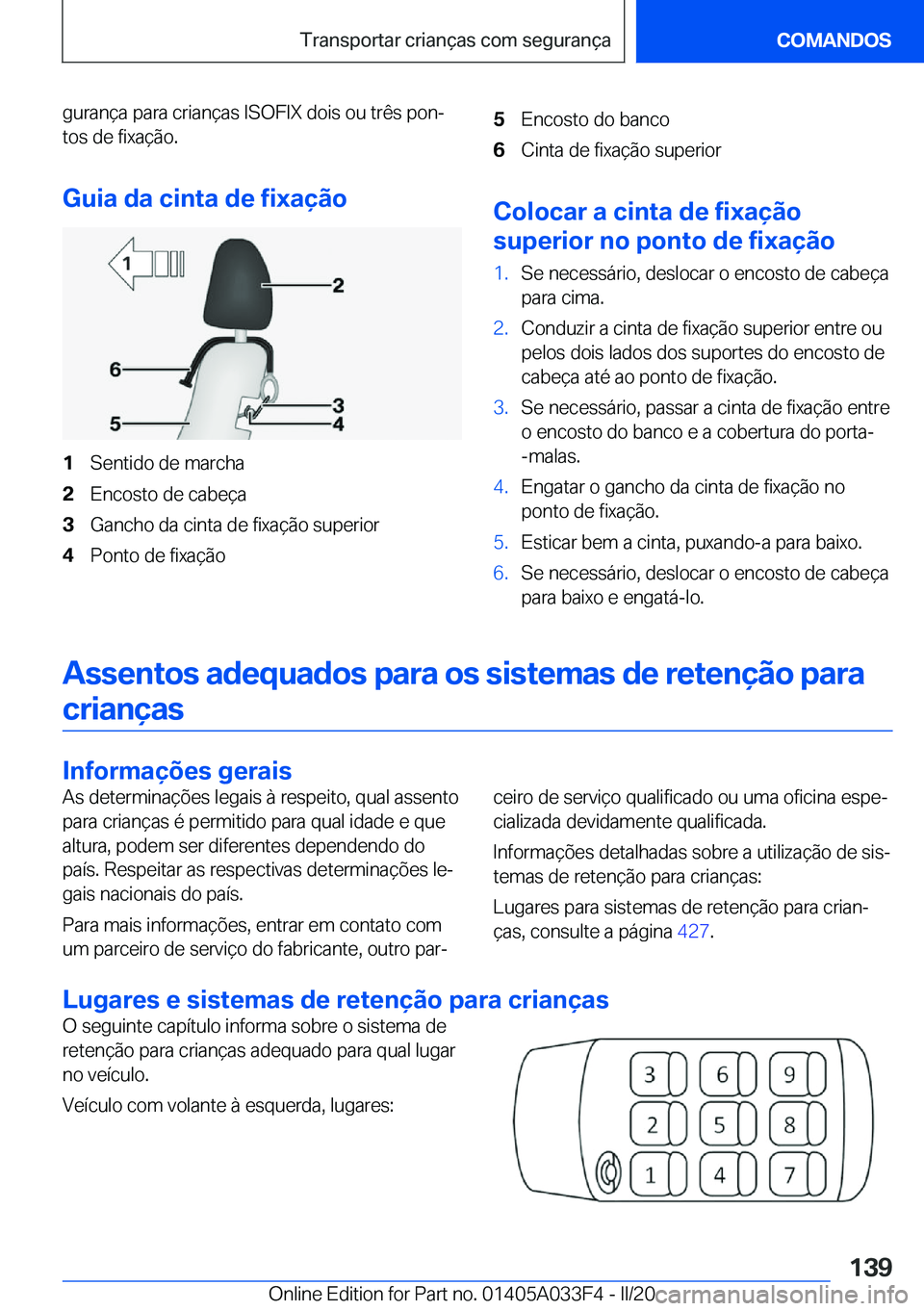 BMW X5 M 2020  Manual do condutor (in Portuguese) �g�u�r�a�n�