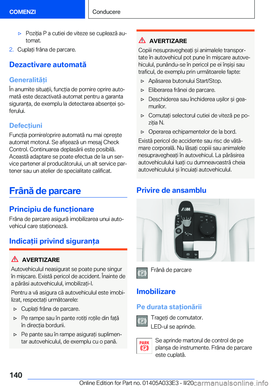 BMW X5 M 2020  Ghiduri De Utilizare (in Romanian) 'x�P�o�z�i*�i�a��P��a��c�u�t�i�e�i��d�e��v�i�t�e�z�e��s�e��c�u�p�l�e�a�z�ă��a�uj�t�o�m�a�t�.�2�.�C�u�p�l�a*�i��f�r�