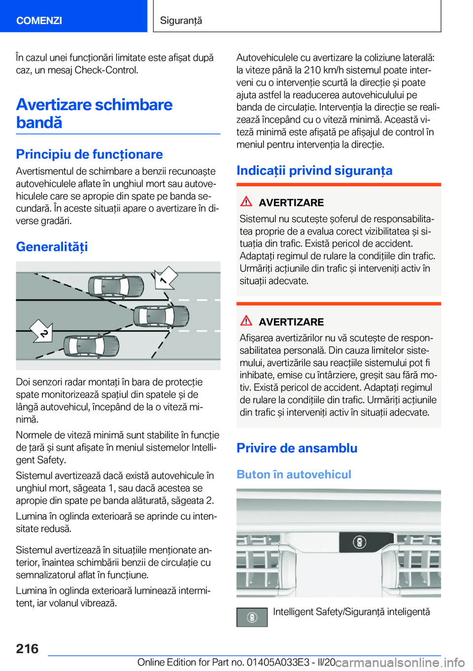 BMW X5 M 2020  Ghiduri De Utilizare (in Romanian) �