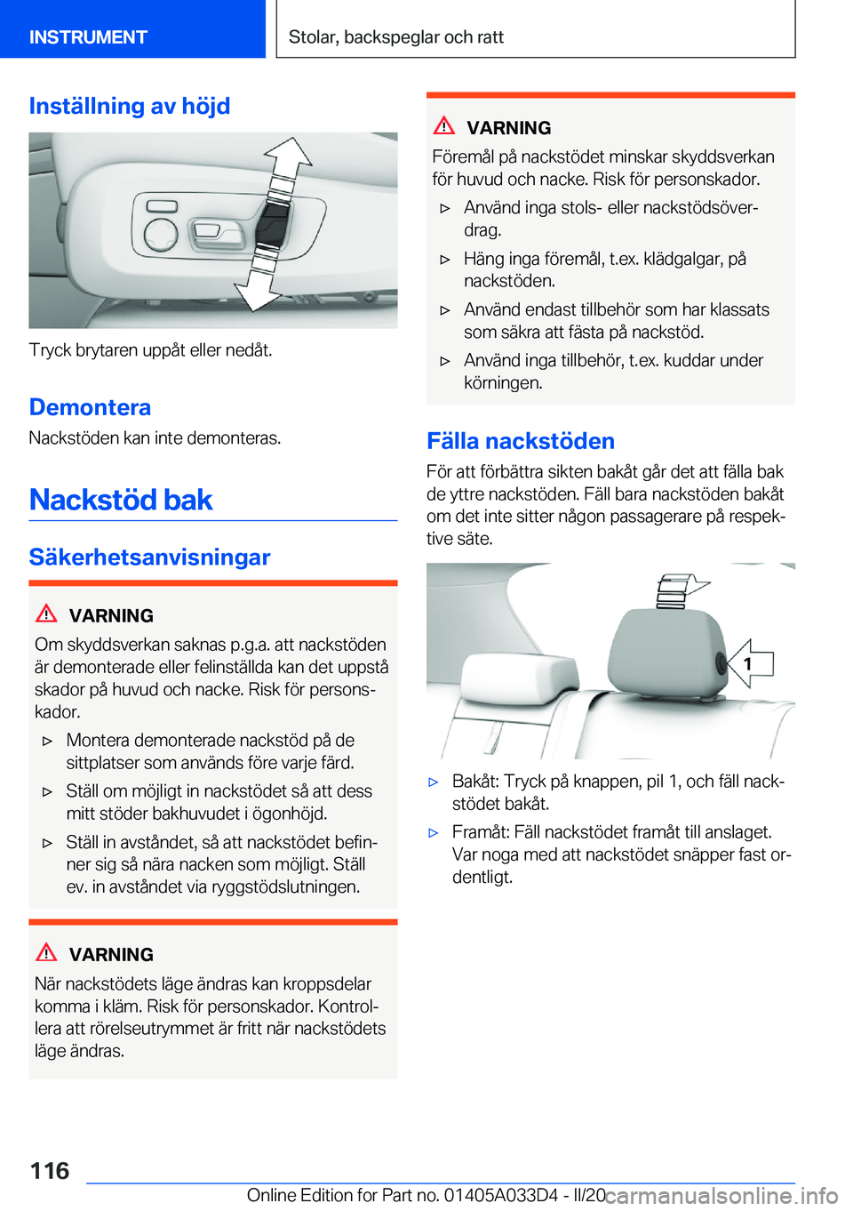 BMW X5 M 2020  InstruktionsbÖcker (in Swedish) �I�n�s�t�ä�l�l�n�i�n�g��a�v��h�