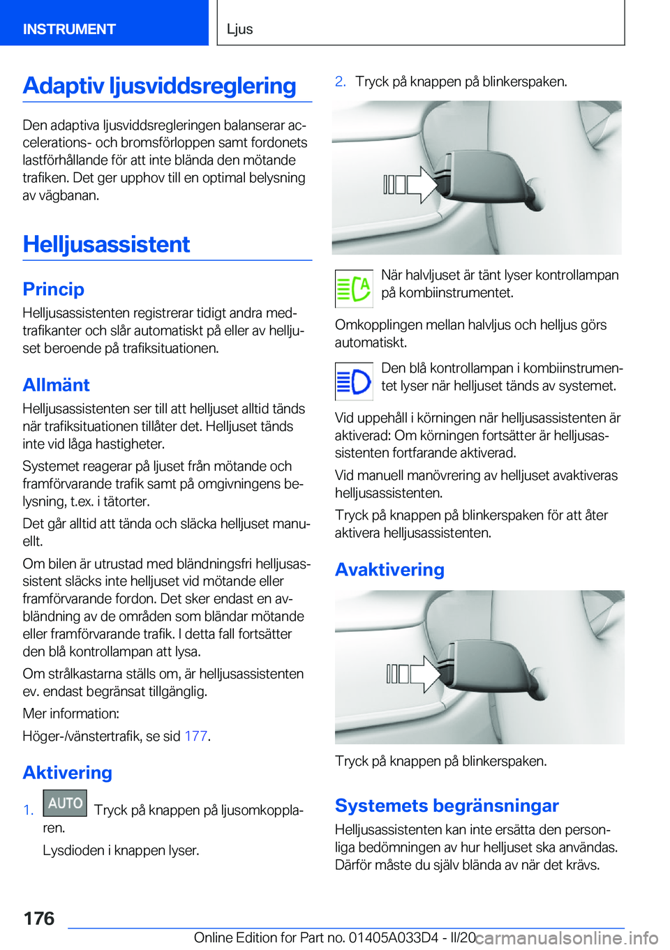 BMW X5 M 2020  InstruktionsbÖcker (in Swedish) �A�d�a�p�t�i�v��l�j�u�s�v�i�d�d�s�r�e�g�l�e�r�i�n�g
�D�e�n��a�d�a�p�t�i�v�a��l�j�u�s�v�i�d�d�s�r�e�g�l�e�r�i�n�g�e�n��b�a�l�a�n�s�e�r�a�r��a�cj�c�e�l�e�r�a�t�i�o�n�s�-��o�c�h��b�r�o�m�s�f�