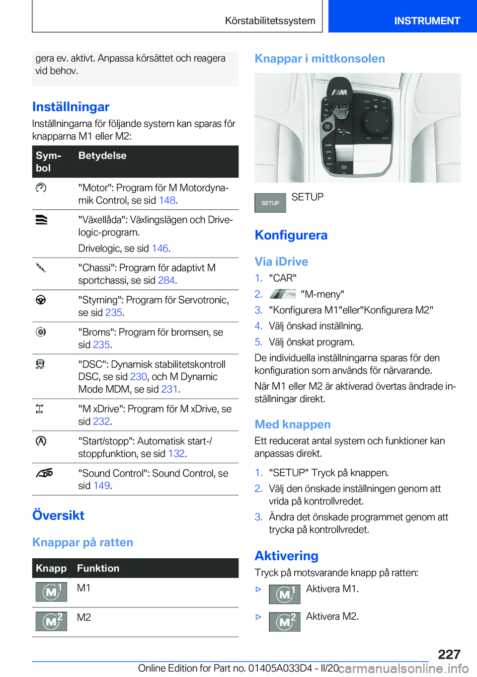 BMW X5 M 2020  InstruktionsbÖcker (in Swedish) �g�e�r�a��e�v�.��a�k�t�i�v�t�.��A�n�p�a�s�s�a��k�