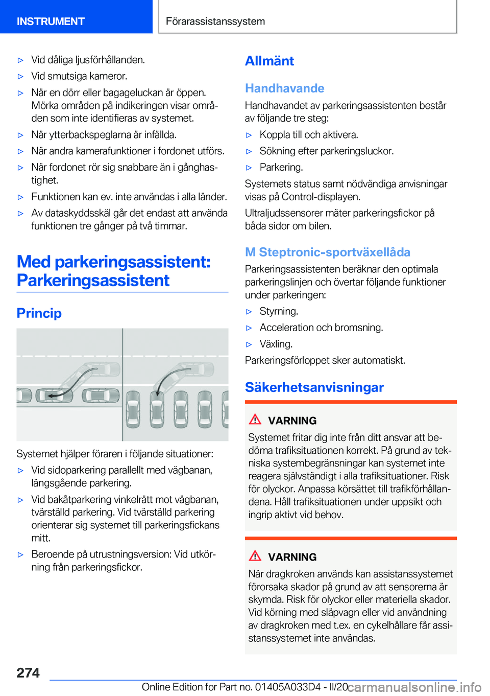 BMW X5 M 2020  InstruktionsbÖcker (in Swedish) 'x�V�i�d��d�å�l�i�g�a��l�j�u�s�f�