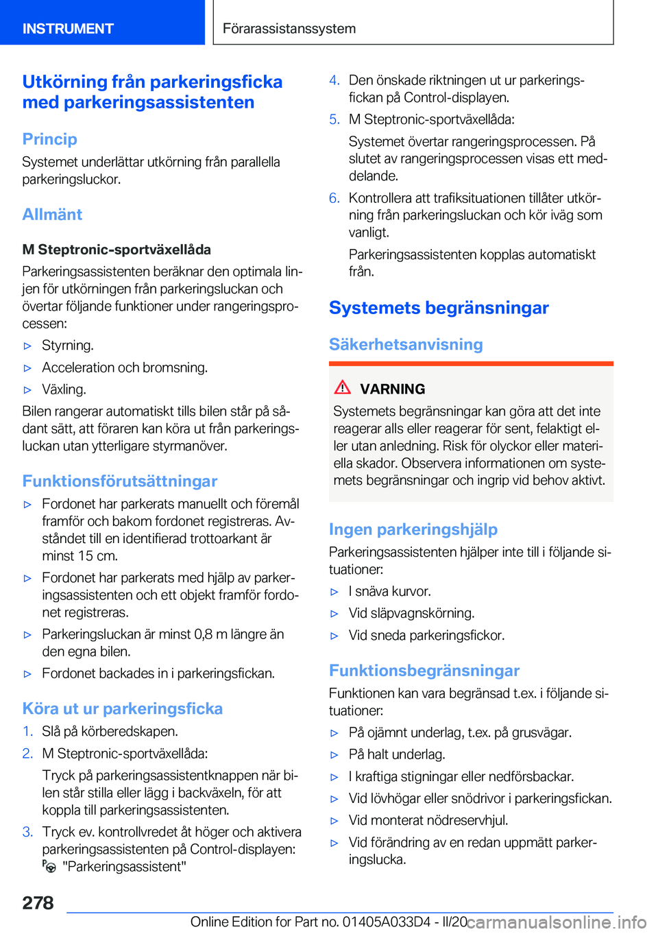 BMW X5 M 2020  InstruktionsbÖcker (in Swedish) �U�t�k�
