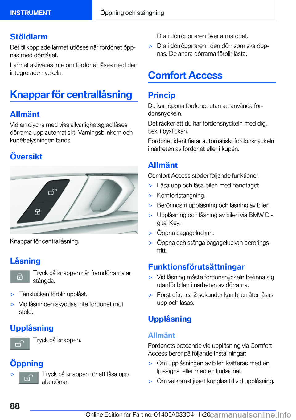 BMW X5 M 2020  InstruktionsbÖcker (in Swedish) �S�t�
