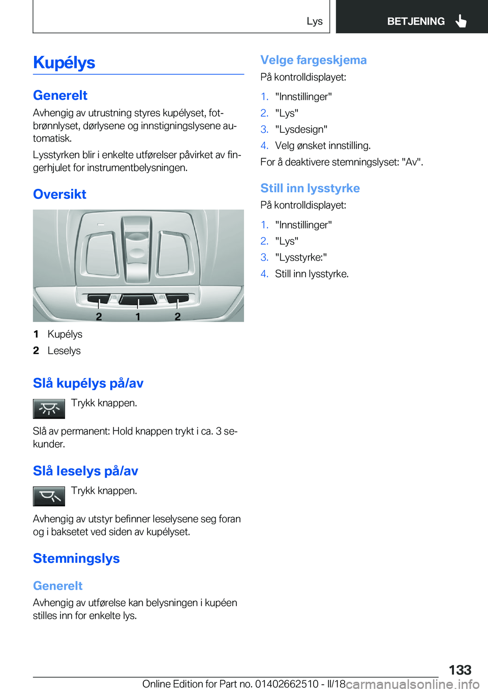 BMW X5 M 2018  InstruksjonsbØker (in Norwegian) �K�u�p�