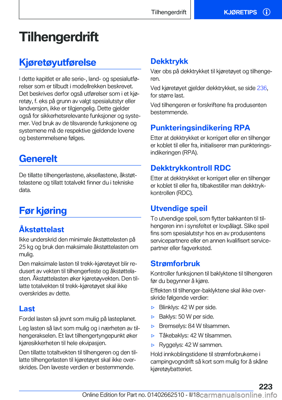 BMW X5 M 2018  InstruksjonsbØker (in Norwegian) �T�i�l�h�e�n�g�e�r�d�r�i�f�t�K�j�