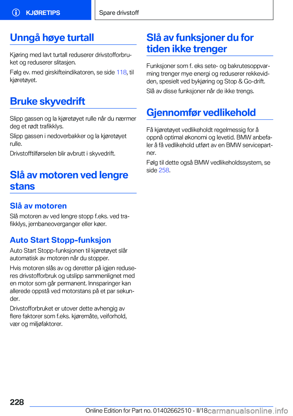 BMW X5 M 2018  InstruksjonsbØker (in Norwegian) �U�n�n�g�å��h�