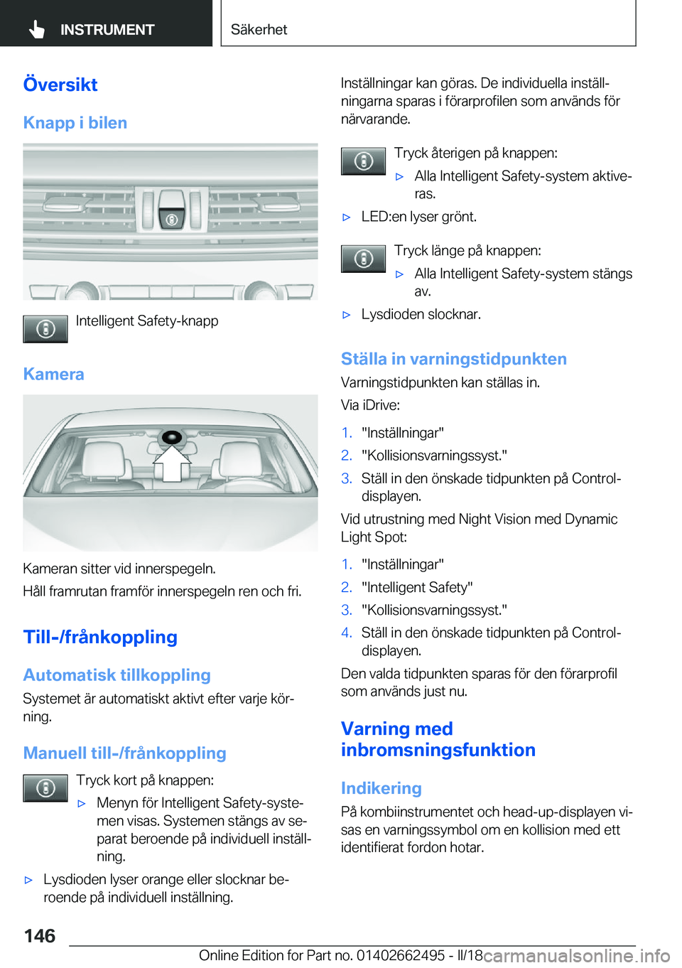 BMW X5 M 2018  InstruktionsbÖcker (in Swedish) �