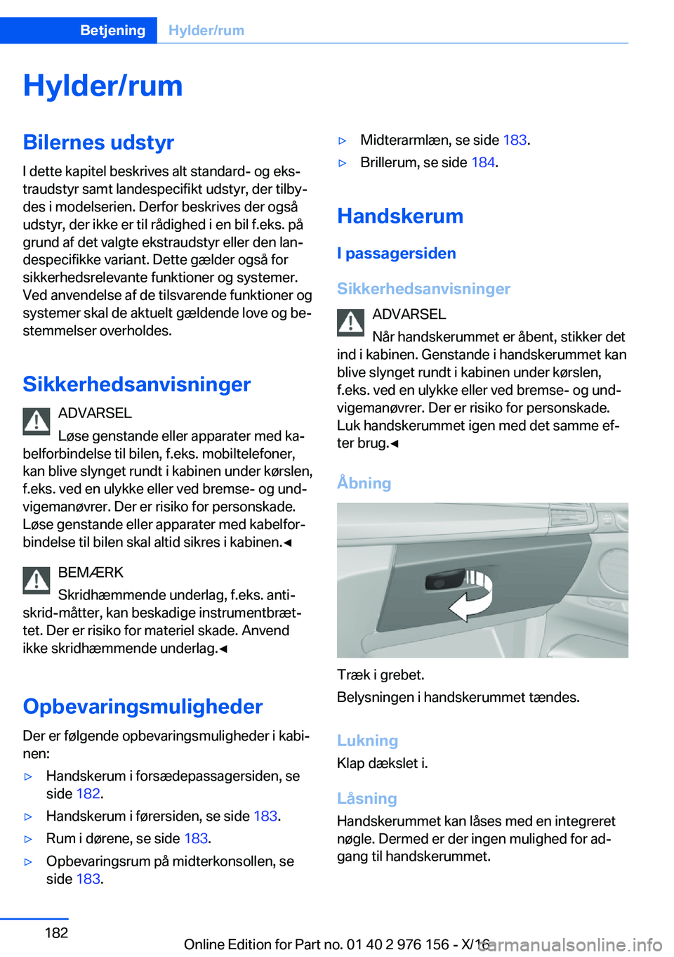 BMW X5 M 2017  InstruktionsbØger (in Danish) �H�y�l�d�e�r�/�r�u�m�B�i�l�e�r�n�e�s��u�d�s�t�y�r�I� �d�e�t�t�e� �k�a�p�i�t�e�l� �b�e�s�k�r�i�v�e�s� �a�l�t� �s�t�a�n�d�a�r�d�-� �o�g� �e�k�sj
�t�r�a�u�d�s�t�y�r� �s�a�m�t� �l�a�n�d�e�s�p�e�c�i�f�i�