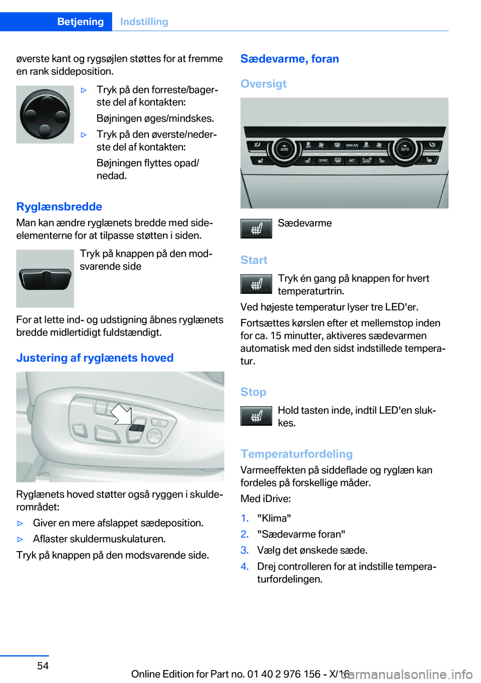 BMW X5 M 2017  InstruktionsbØger (in Danish) �