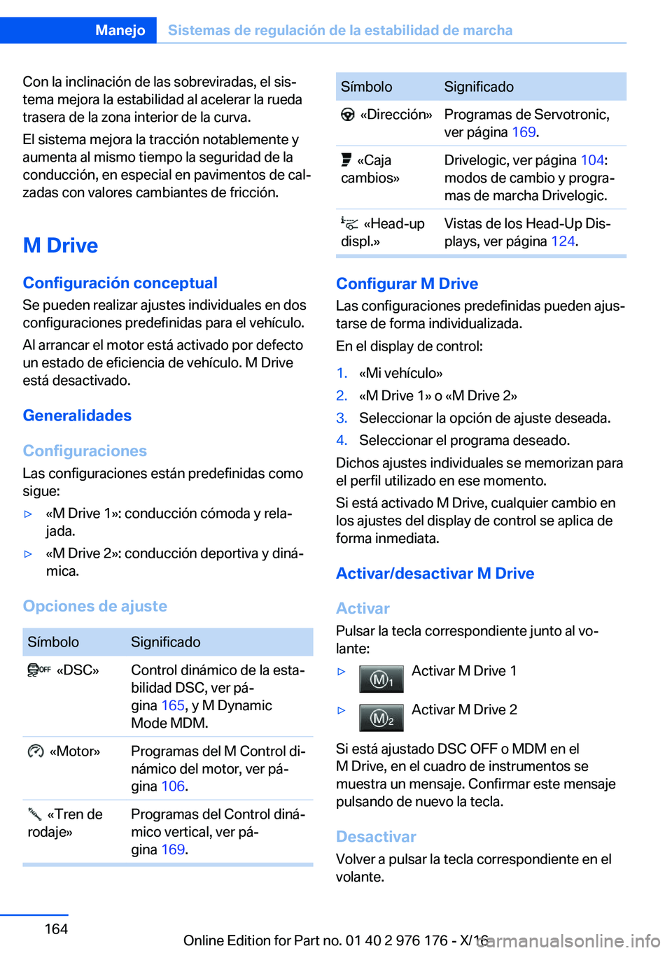 BMW X5 M 2017  Manuales de Empleo (in Spanish) �C�o�n� �l�a� �i�n�c�l�i�n�a�c�i�