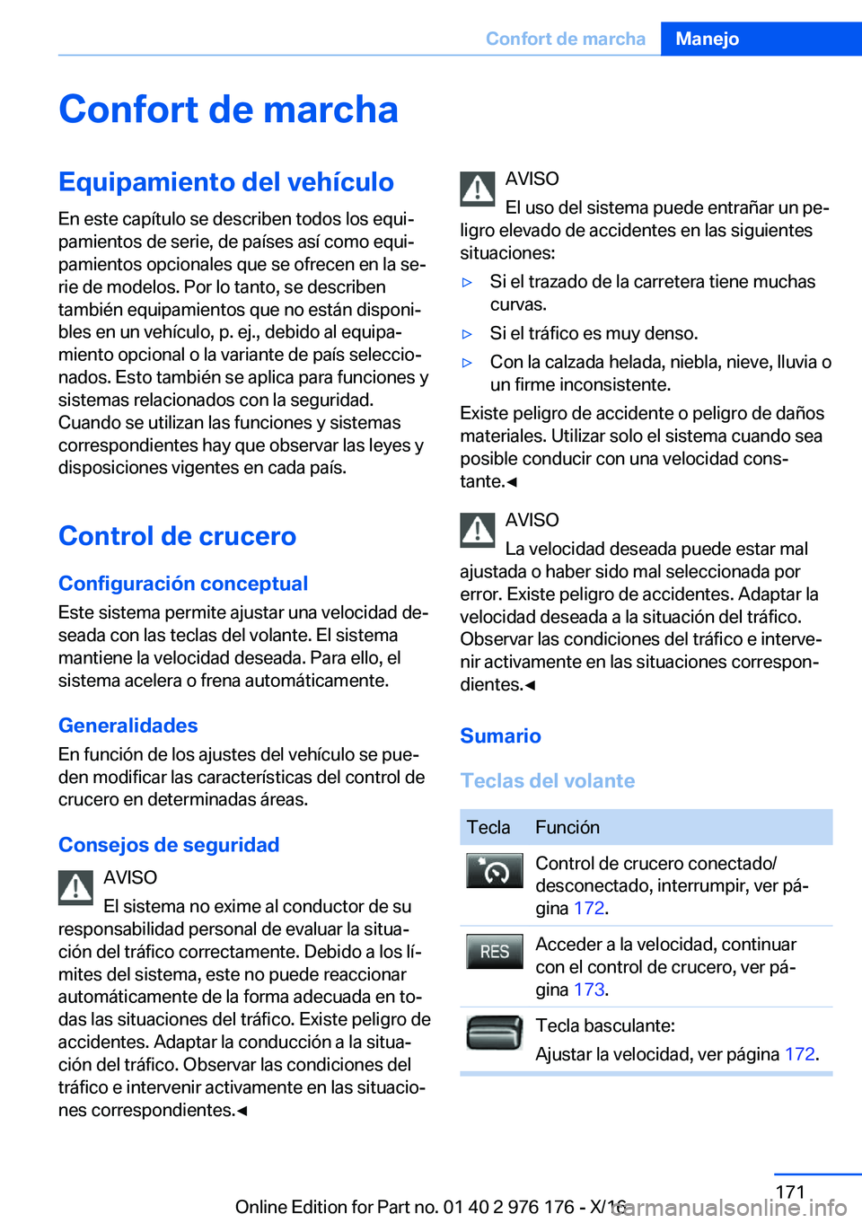 BMW X5 M 2017  Manuales de Empleo (in Spanish) �C�o�n�f�o�r�t��d�e��m�a�r�c�h�a�E�q�u�i�p�a�m�i�e�n�t�o��d�e�l��v�e�h�