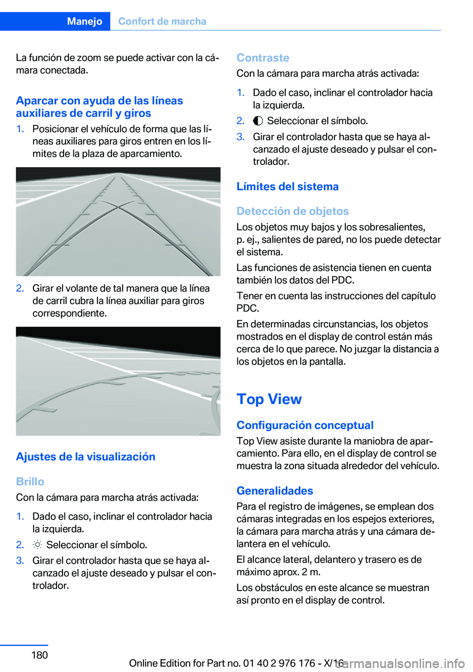 BMW X5 M 2017  Manuales de Empleo (in Spanish) �L�a� �f�u�n�c�i�