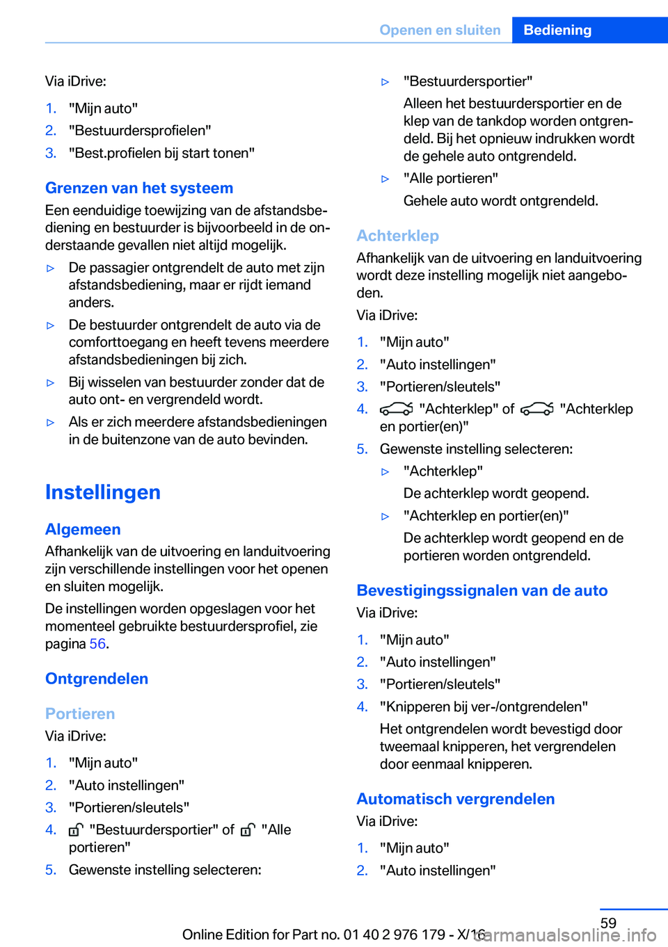 BMW X5 M 2017  Instructieboekjes (in Dutch) �V�i�a� �i�D�r�i�v�e�:�1�.�"�M�i�j�n� �a�u�t�o�"�2�.�"�B�e�s�t�u�u�r�d�e�r�s�p�r�o�f�i�e�l�e�n�"�3�.�"�B�e�s�t�.�p�r�o�f�i�e�l�e�n� �b�i�j� �s�t�a�r�t� �t�o�n�e�n�"
�G�r�e�n�z�