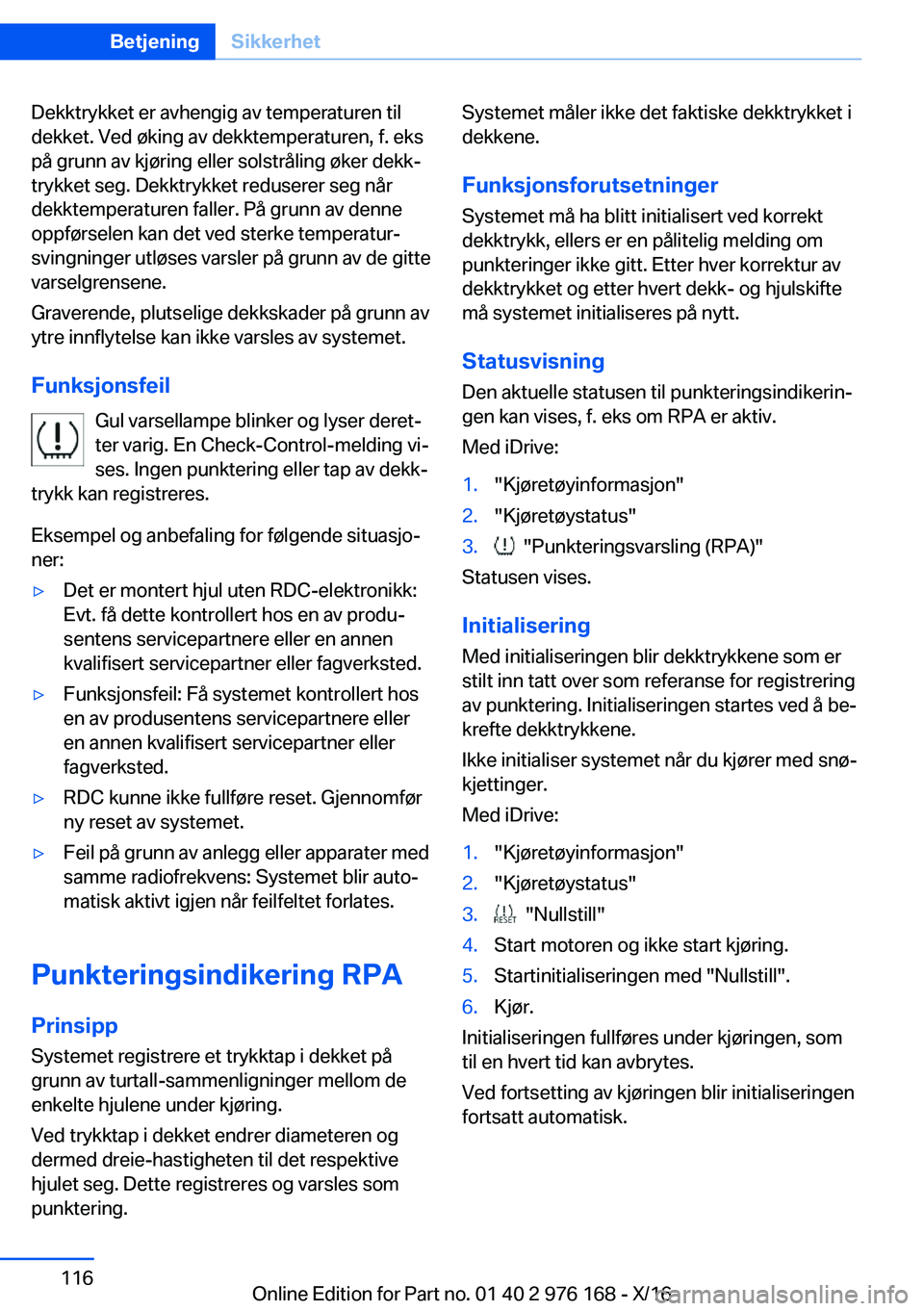 BMW X5 M 2017  InstruksjonsbØker (in Norwegian) �D�e�k�k�t�r�y�k�k�e�t� �e�r� �a�v�h�e�n�g�i�g� �a�v� �t�e�m�p�e�r�a�t�u�r�e�n� �t�i�l�d�e�k�k�e�t�.� �V�e�d� �