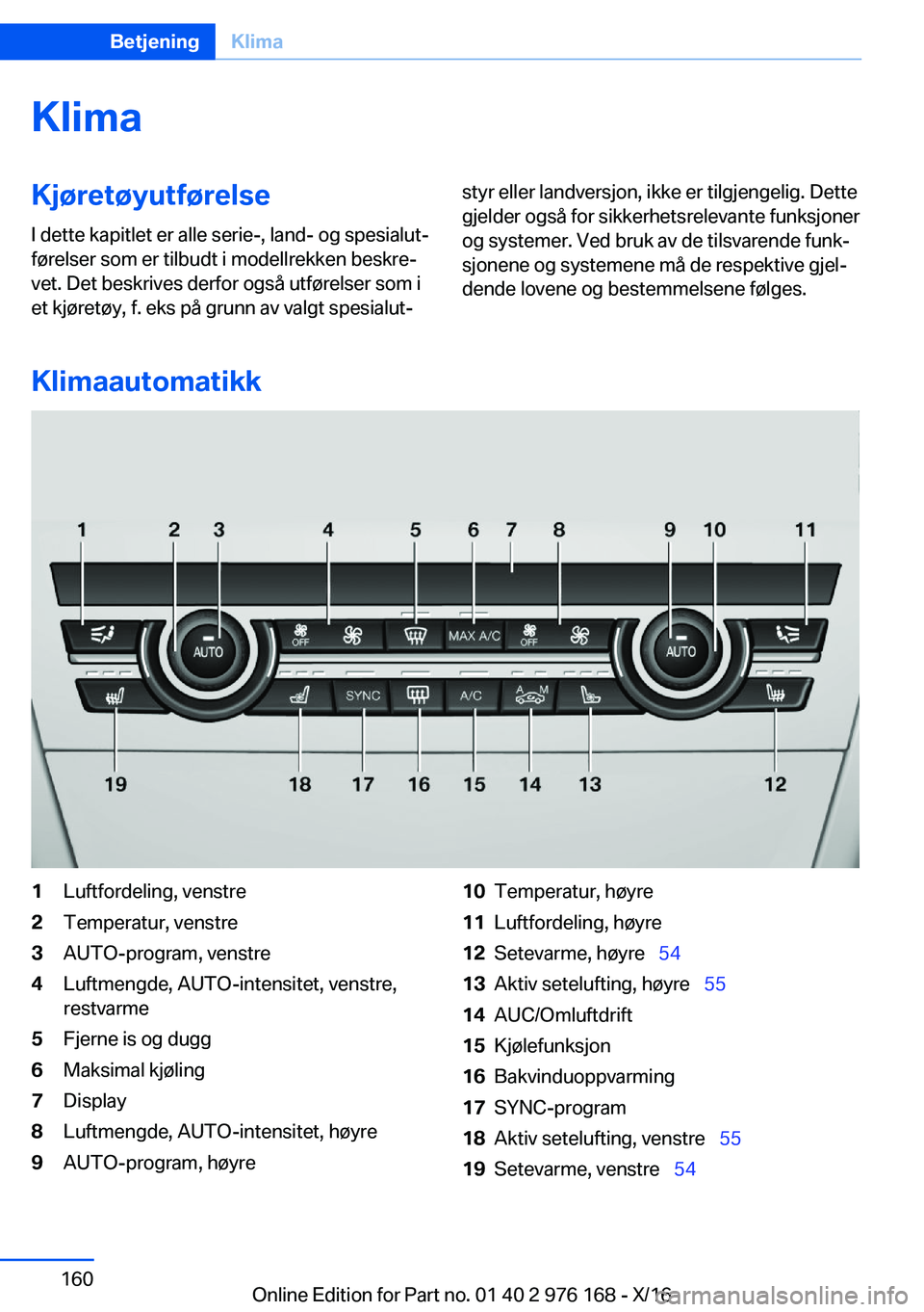 BMW X5 M 2017  InstruksjonsbØker (in Norwegian) �K�l�i�m�a�K�j�