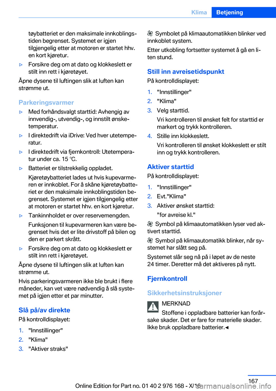 BMW X5 M 2017  InstruksjonsbØker (in Norwegian) �t�